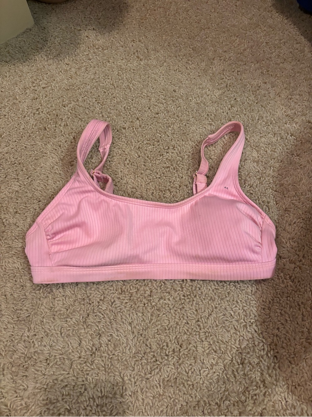 Pink Ribbed Bikini Top - Women Intimates